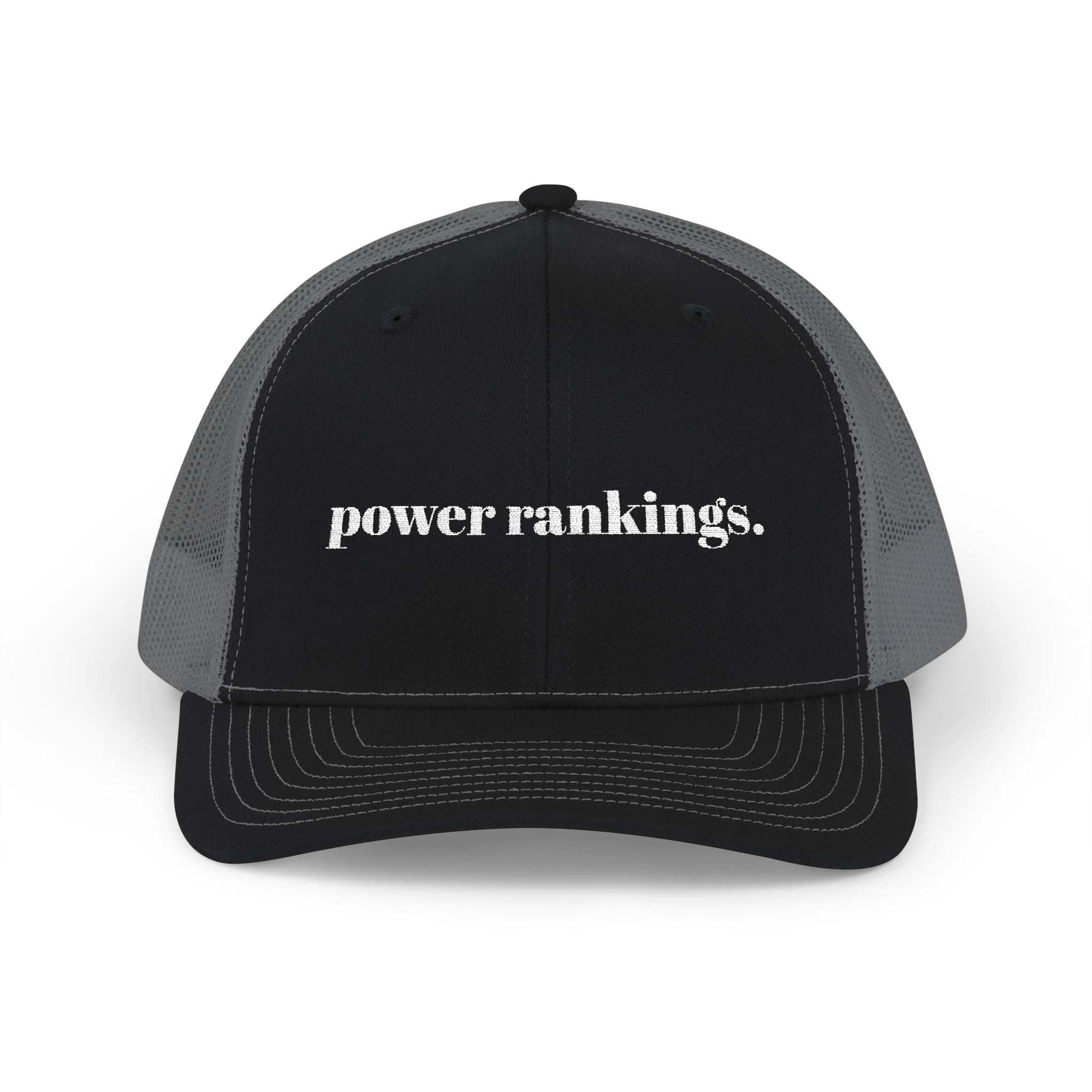 Power Rankings. Sports Betting. Snapback Trucker Cap (Embroidery)