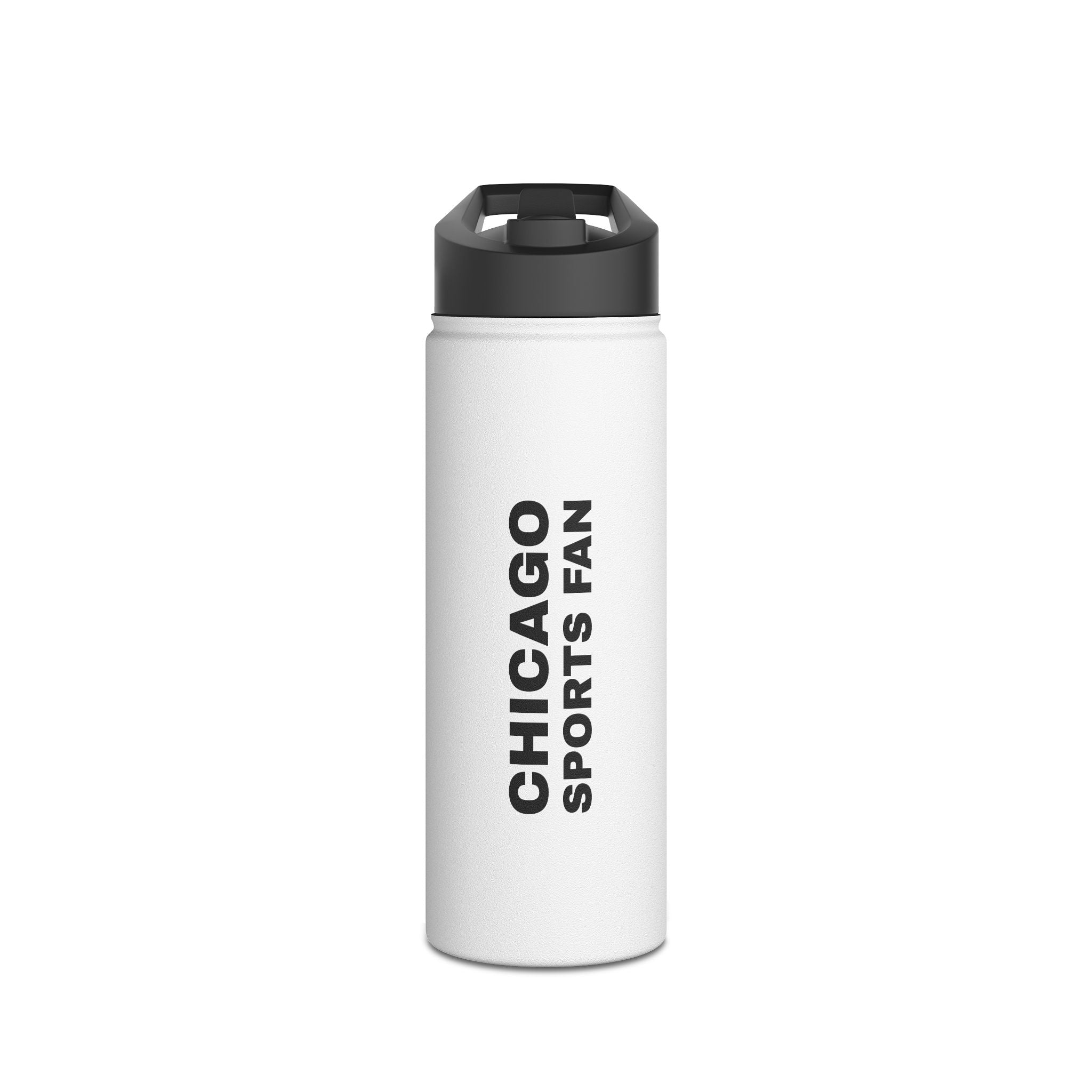 Chicago Sports Fan. Stainless Steel Water Bottle, Standard Lid