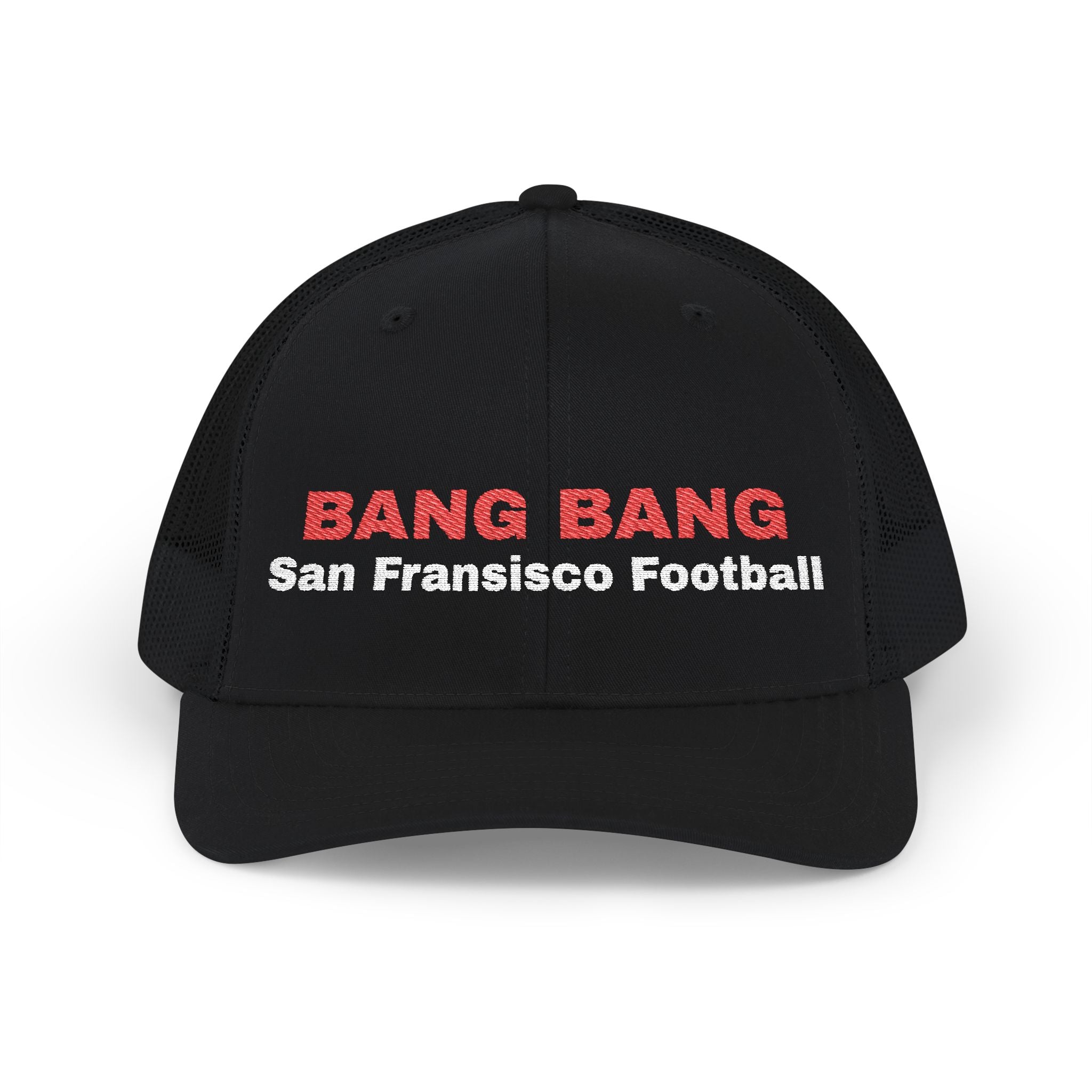 Bang Bang. San Francisco Football. Snapback Trucker Cap (Embroidery)