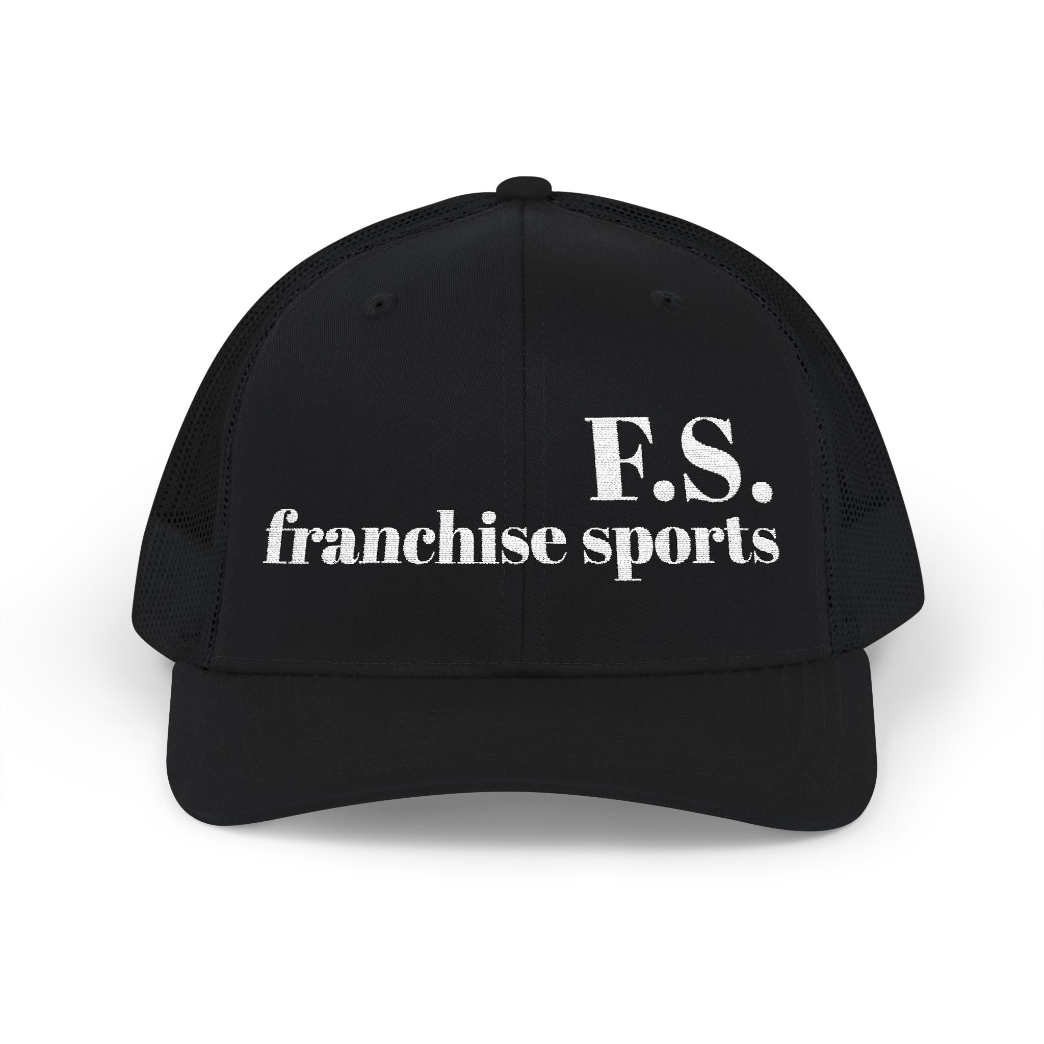 Franchise Sports Brand Hat. Snapback Trucker Cap (Embroidery)