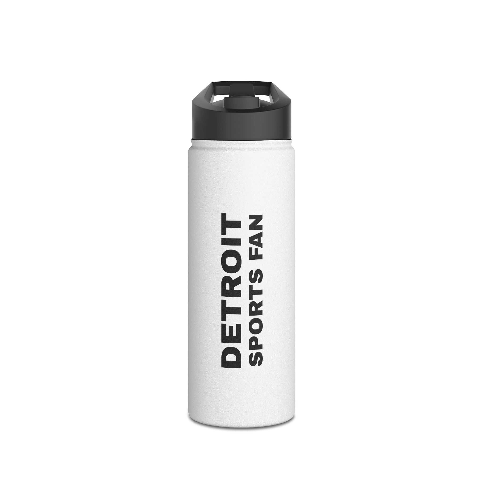 Detroit Sports Fan. Stainless Steel Water Bottle, Standard Lid