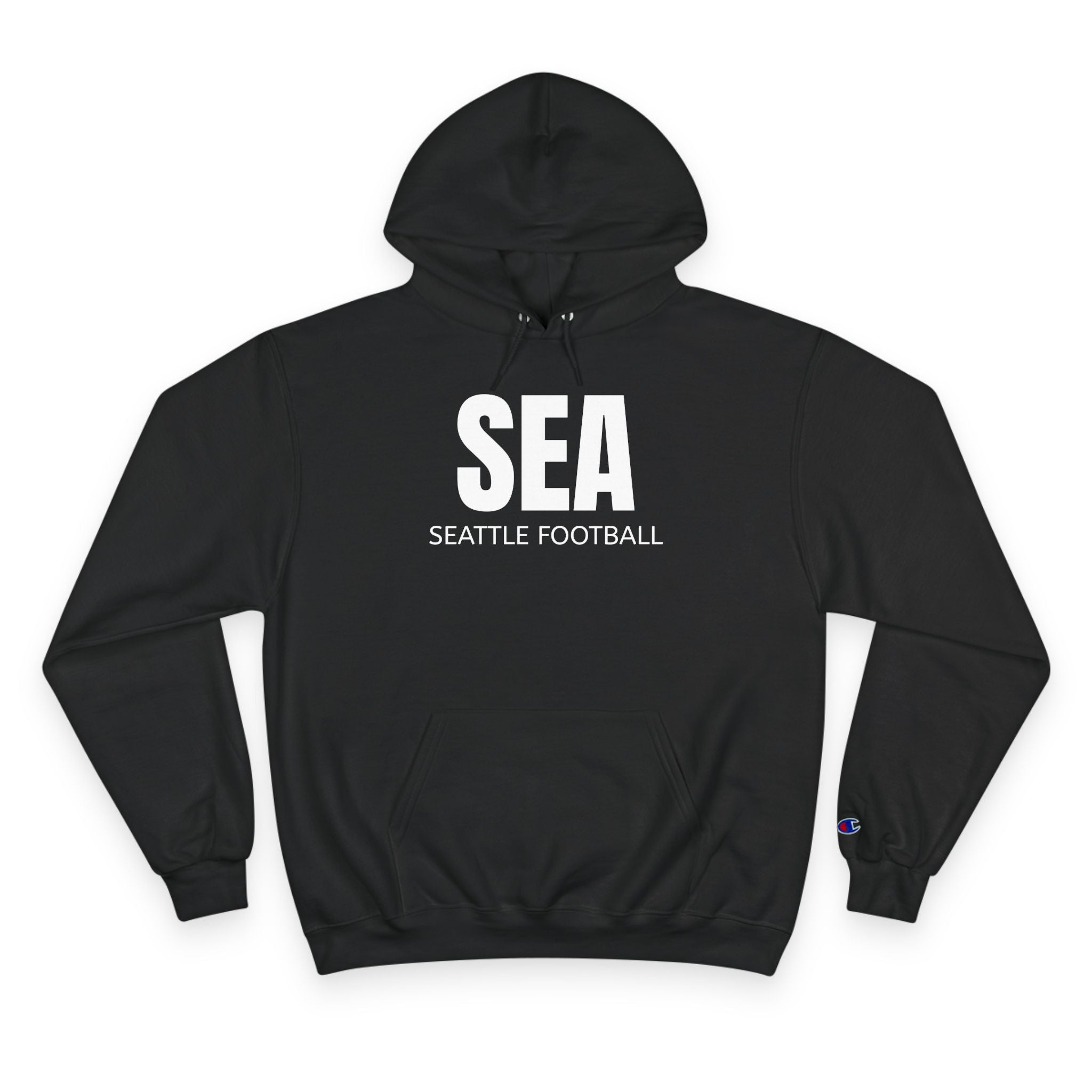 Seattle Football. Premium Champion Hoodie