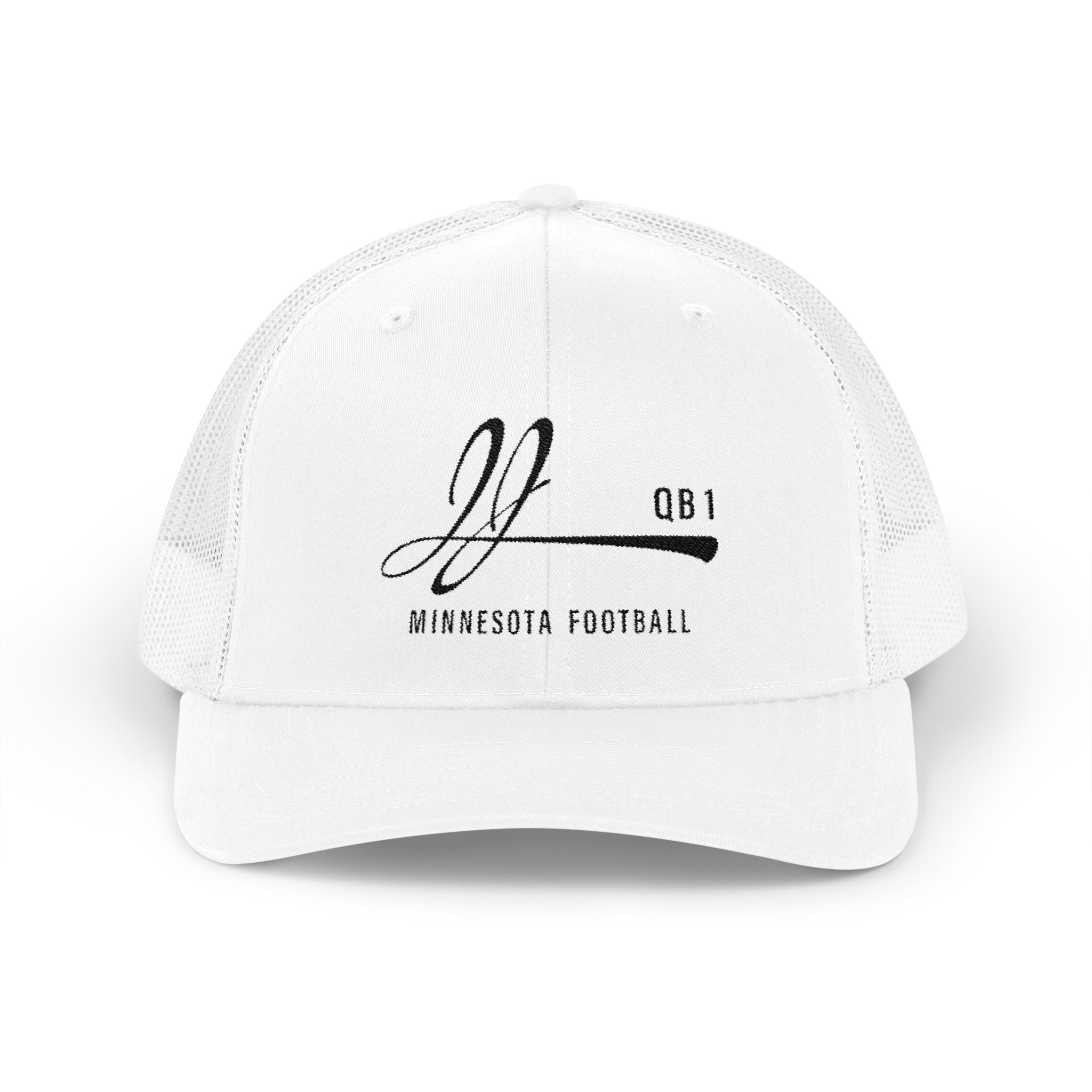 Minnesota Football QB1. Snapback Trucker Cap
