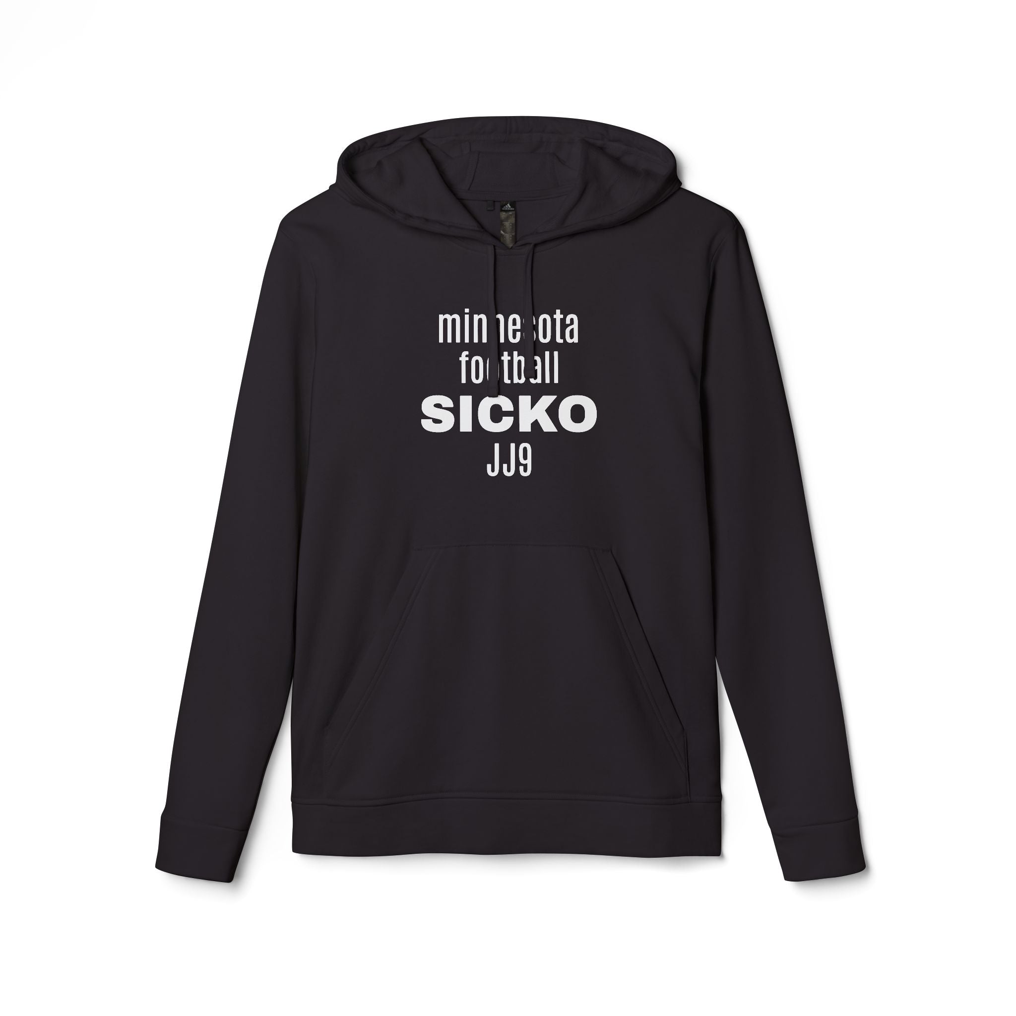 JJ9 Minnesota Football Sicko. Adidas Unisex Fleece Hoodie