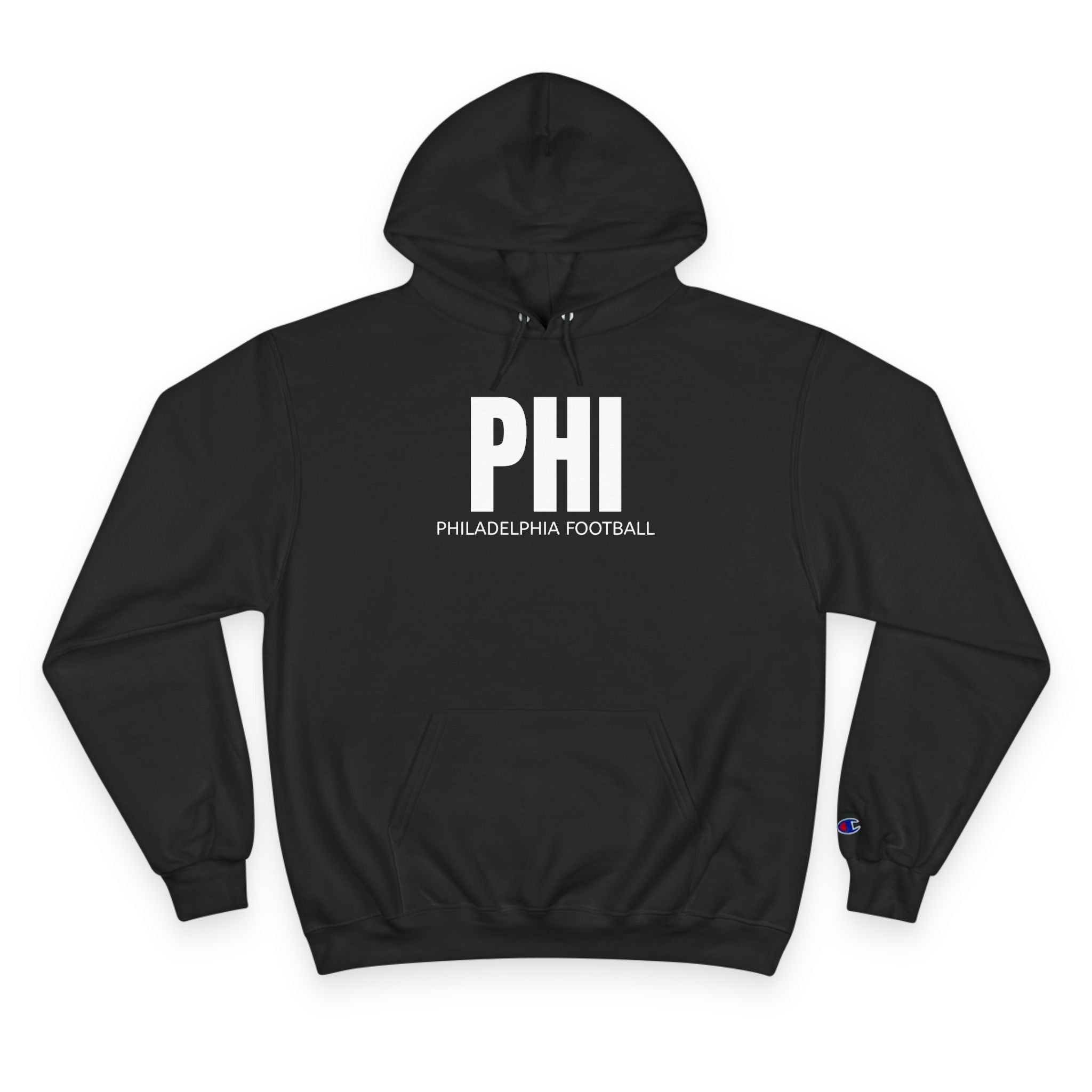 Philadelphia Football. Premium Champion Hoodie