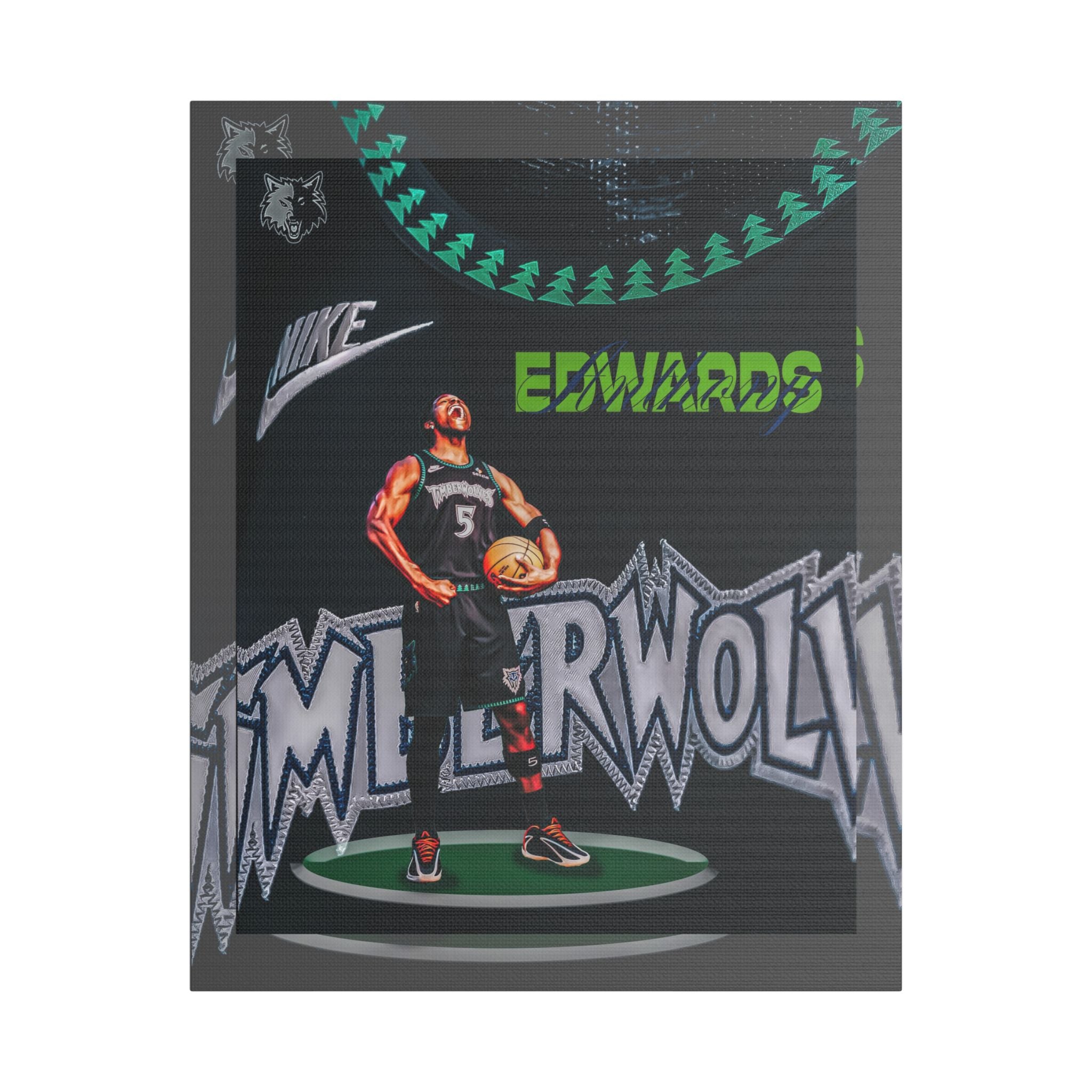 Anthony Edwards Satin Canvas Mounted Print