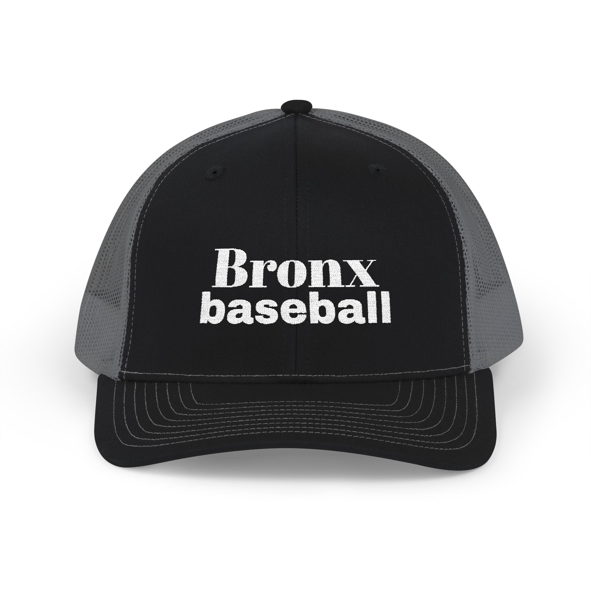 Bronx baseball. Snapback Trucker Cap (Embroidery)