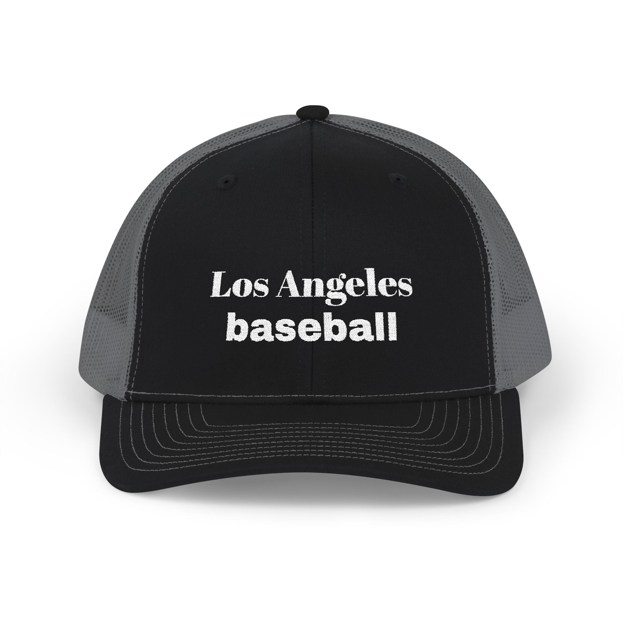Los Angeles Baseball. Snapback Trucker Cap (Embroidery)