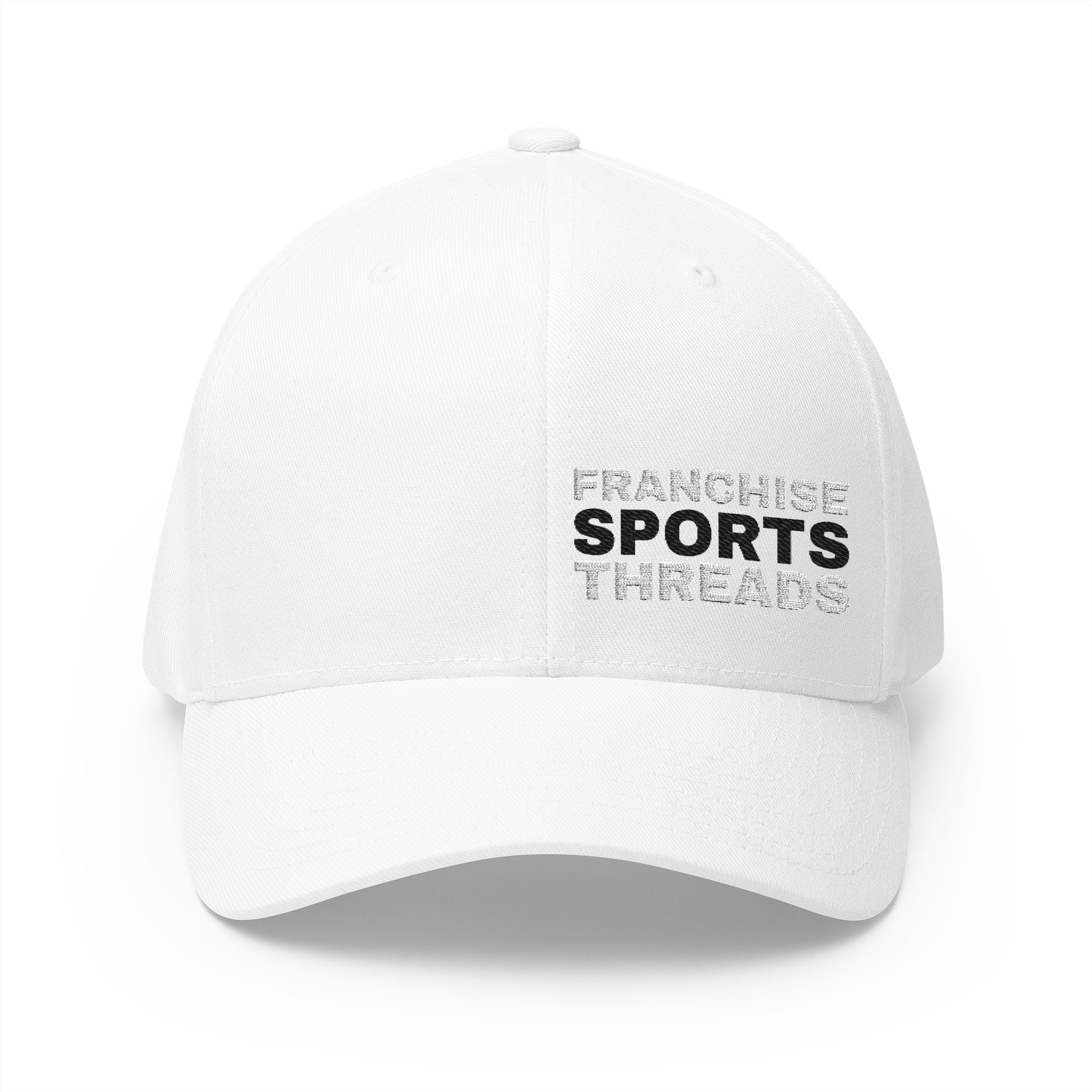 FRANCHISE SPORTS THREADS HAT. Closed-Back Structured Cap (Embroidery)