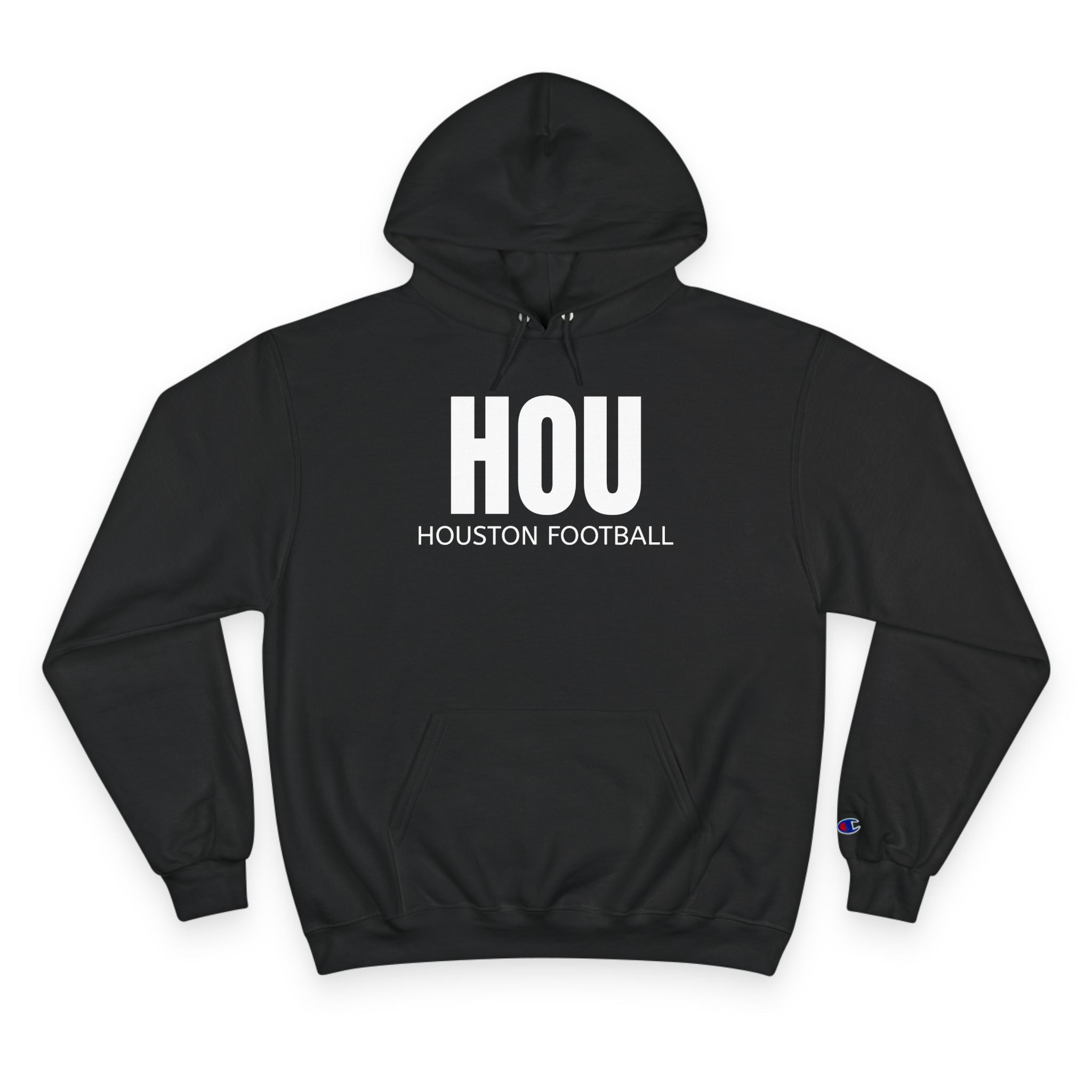 Houston Football. Premium Champion Hoodie