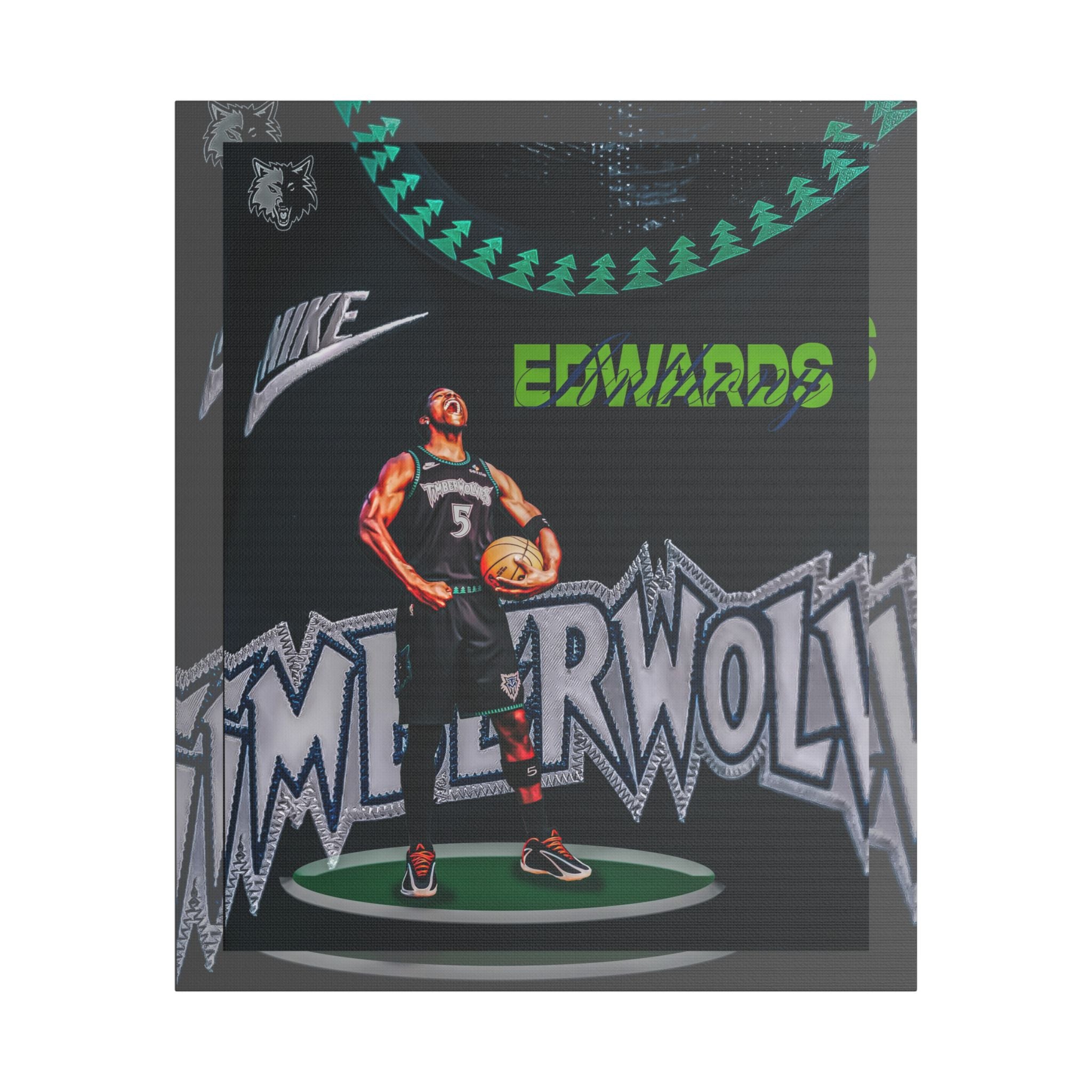 Anthony Edwards Satin Canvas Mounted Print