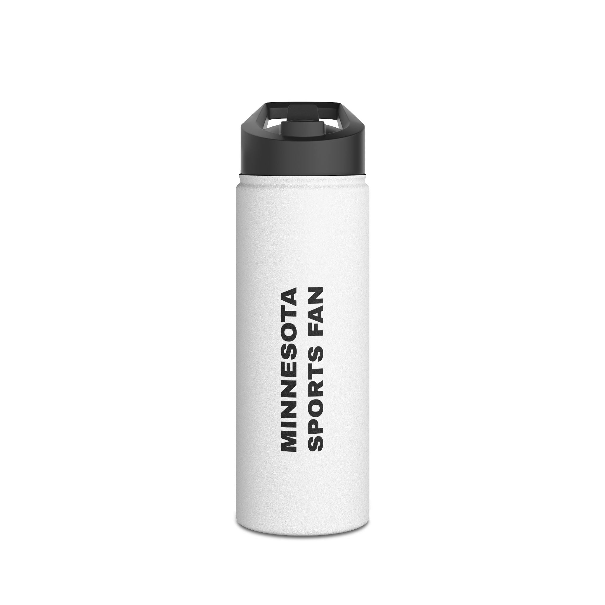 Minnesota Sports Fan. Stainless Steel Water Bottle, Standard Lid