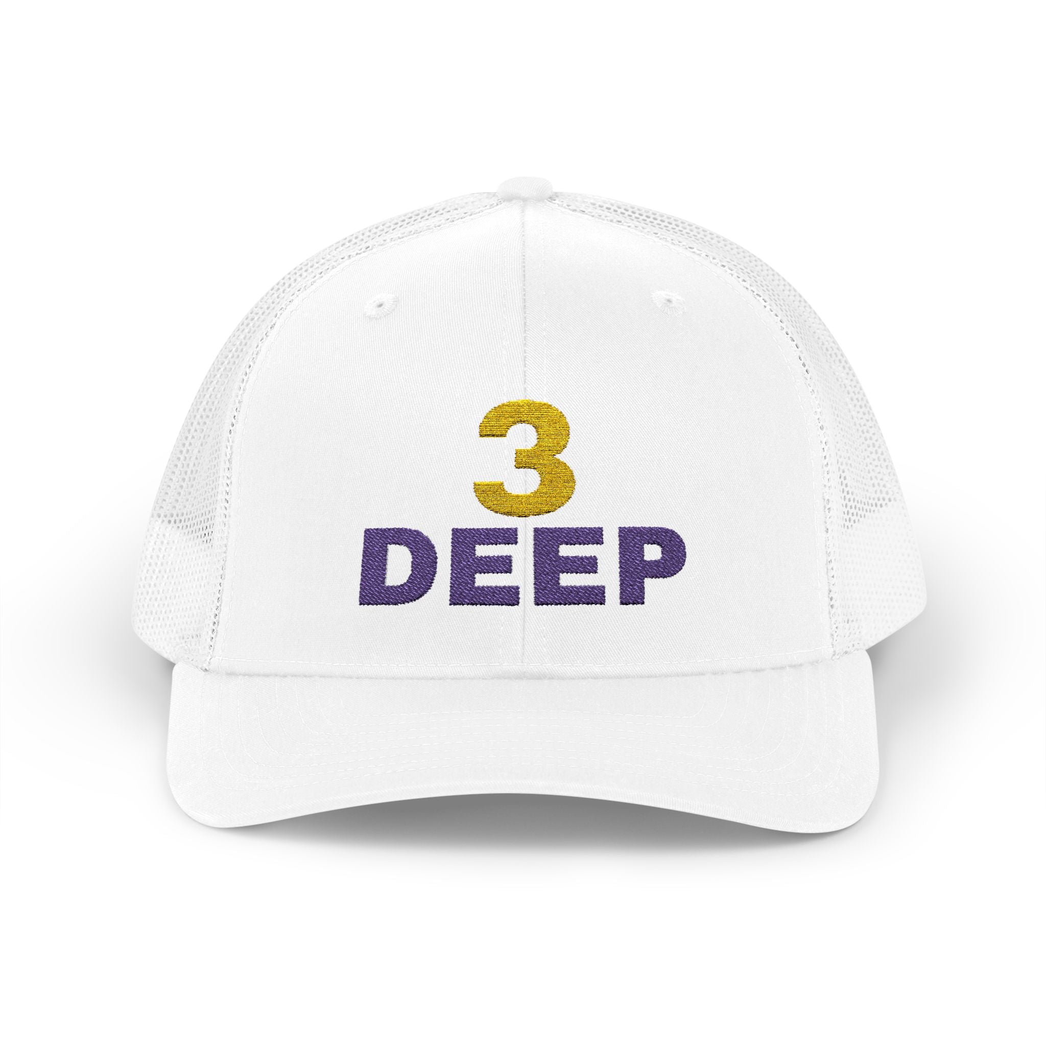 3 DEEP. Minnesota Football. Snapback Trucker Cap (embroidered)