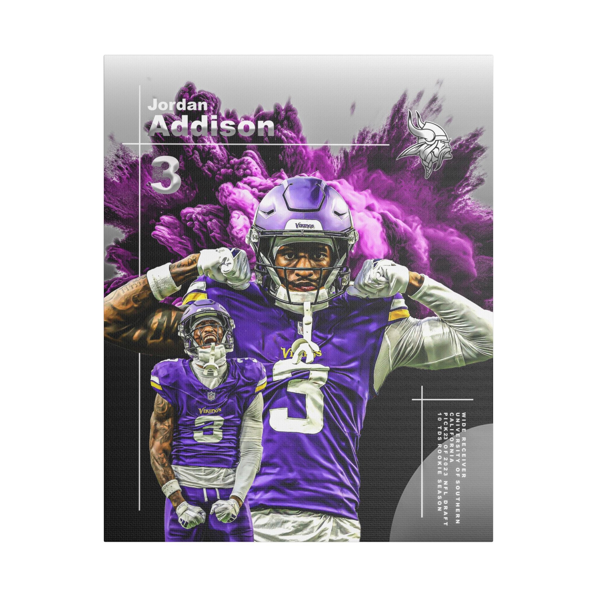 Jordan Addison Satin Canvas Mounted Print