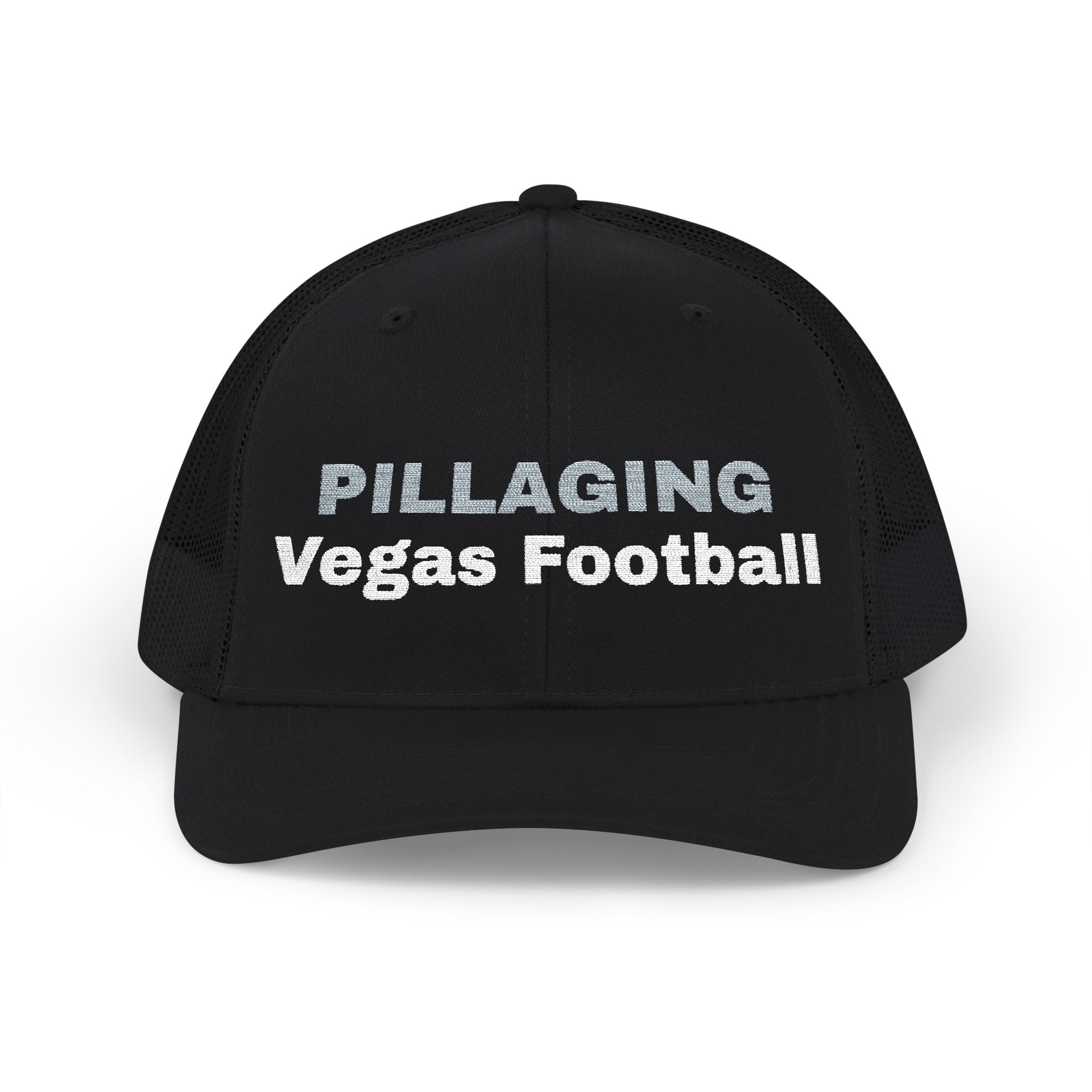 Pillaging. Vegas Football. Snapback Trucker Cap (Embroidery)