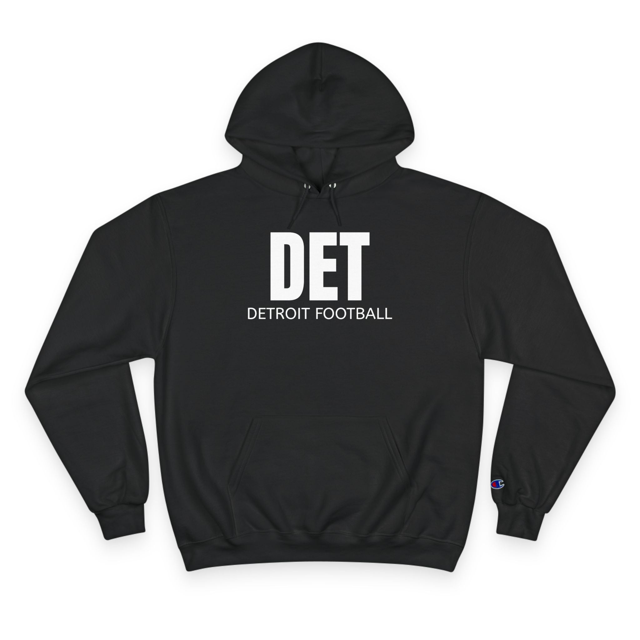Detroit Football. Premium Champion Hoodie