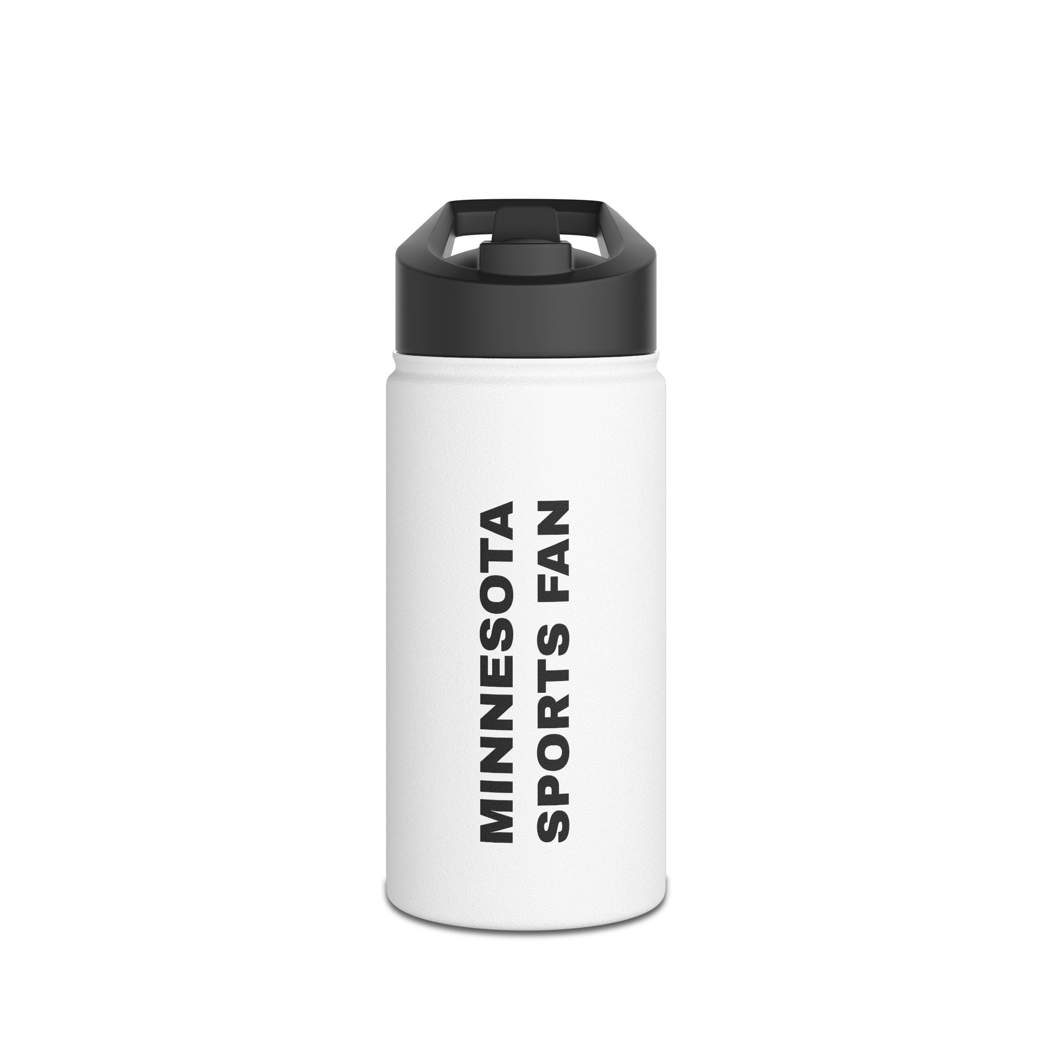 Minnesota Sports Fan. Stainless Steel Water Bottle, Standard Lid