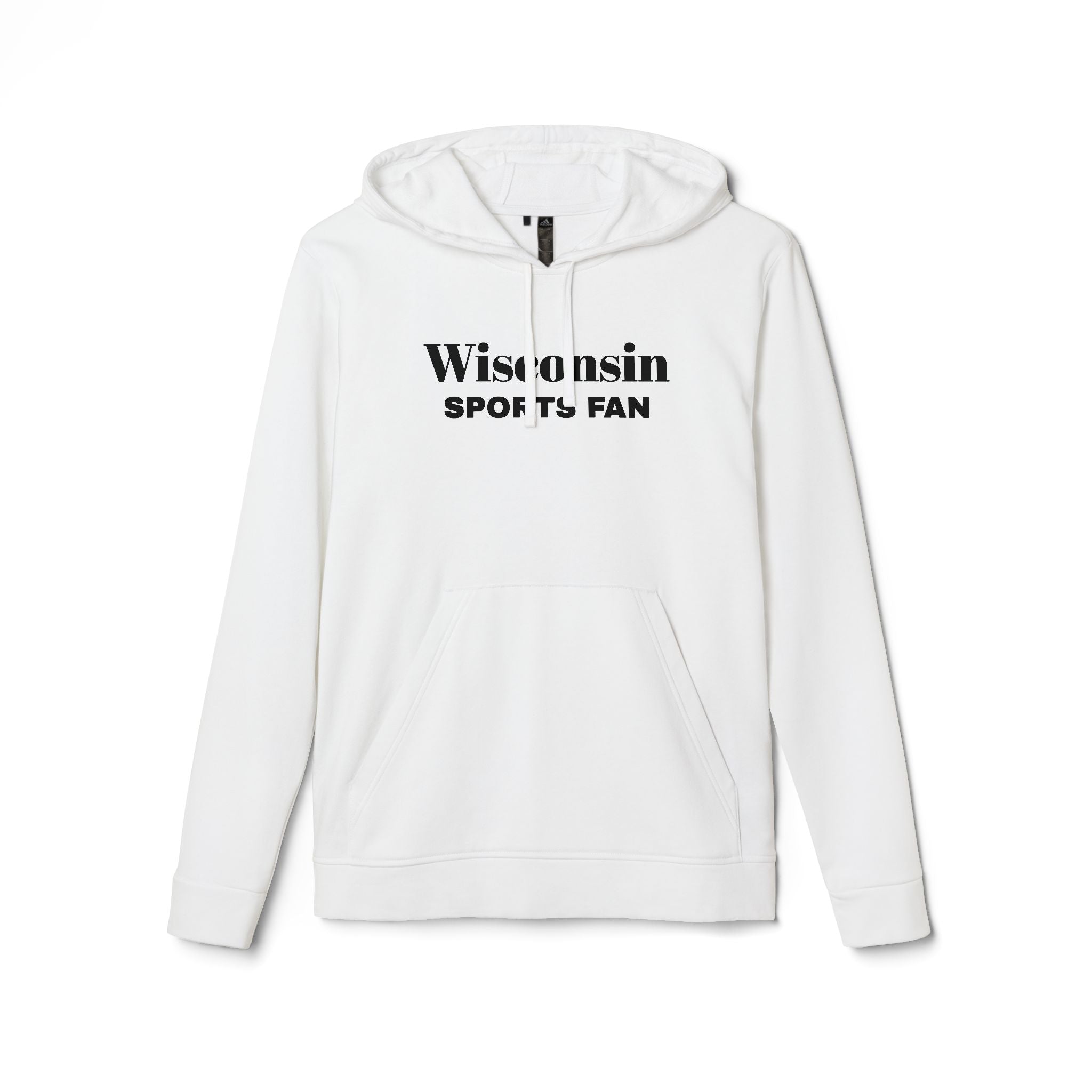 WISCONSIN SPORTS FAN. Adidas Unisex Fleece Hoodie