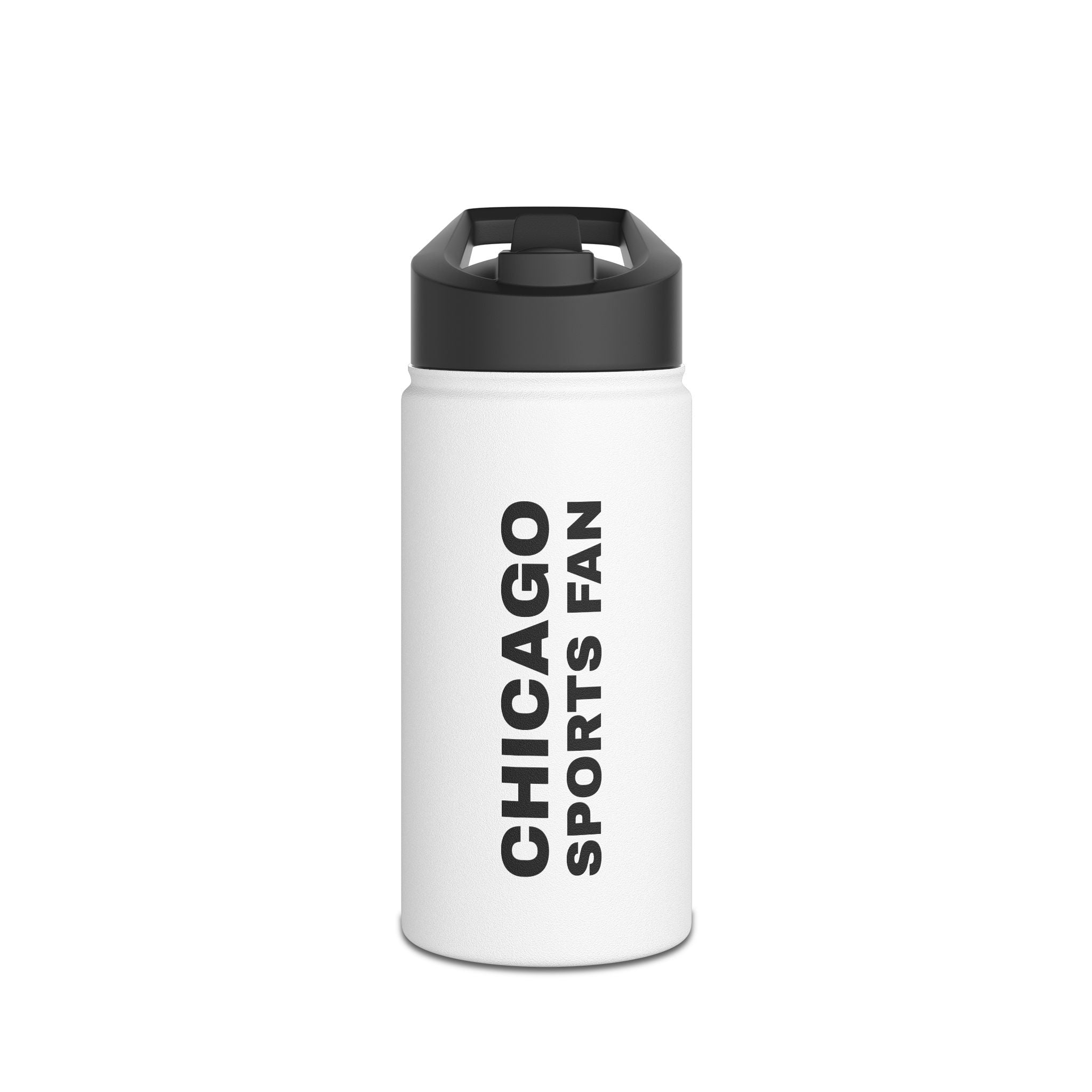 Chicago Sports Fan. Stainless Steel Water Bottle, Standard Lid