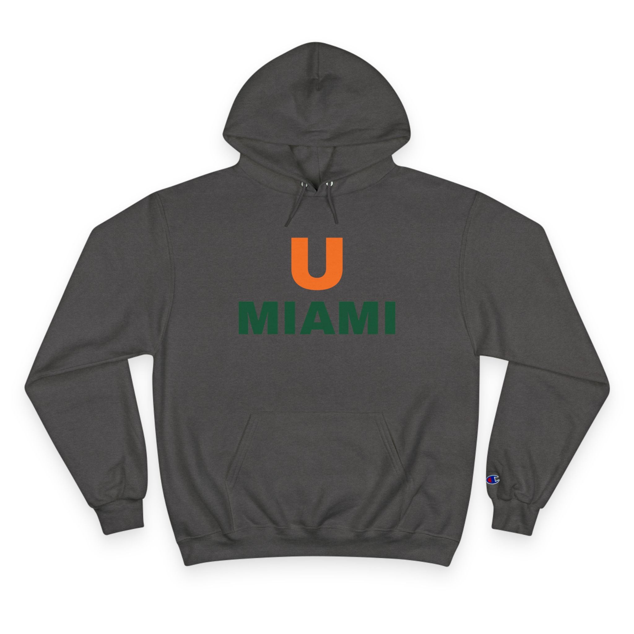 U MIAMI. Premium Champion Hoodie